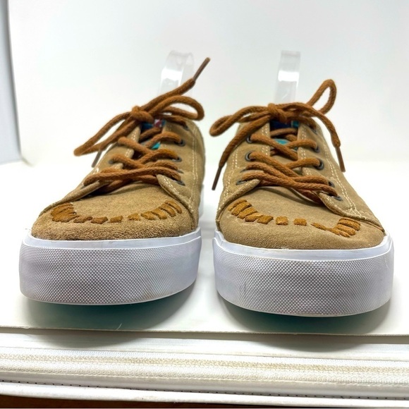 Reva by Justin "Susie" Leather Sneakers – Brown & White – Size 9.5 - Picture 5 of 11